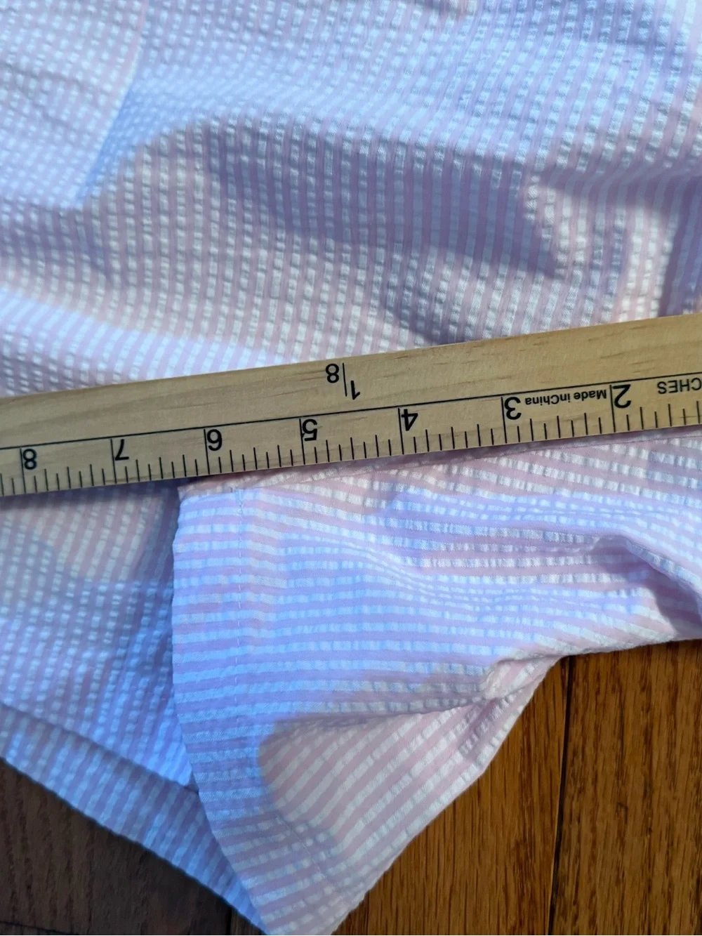 POLO RALPH LAUREN Swim Trunks Size 2XB NWOTTraveler Short Pink Stripe Seersucker